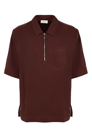 Polo shirt bordeaux YES LONDON | XCM7248BORDEAUX